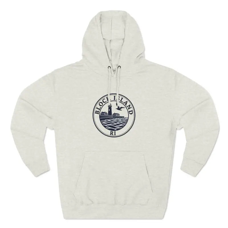 Ocean State Styles Hoodie Block Island Lighthouse Design
