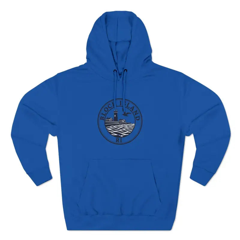 Ocean State Styles Hoodie Block Island Lighthouse Design