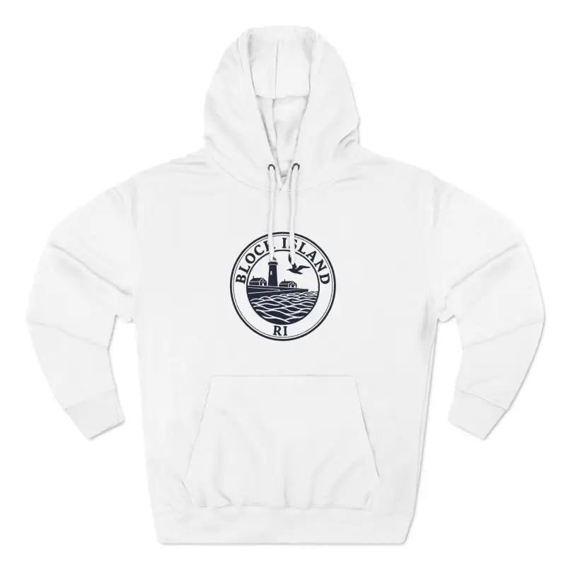 Ocean State Styles Hoodie Block Island Lighthouse Design