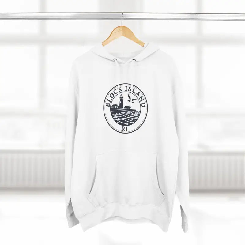 Ocean State Styles Hoodie Block Island Lighthouse Design
