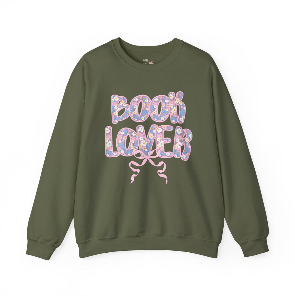 Floral Book Lover Sweatshirt