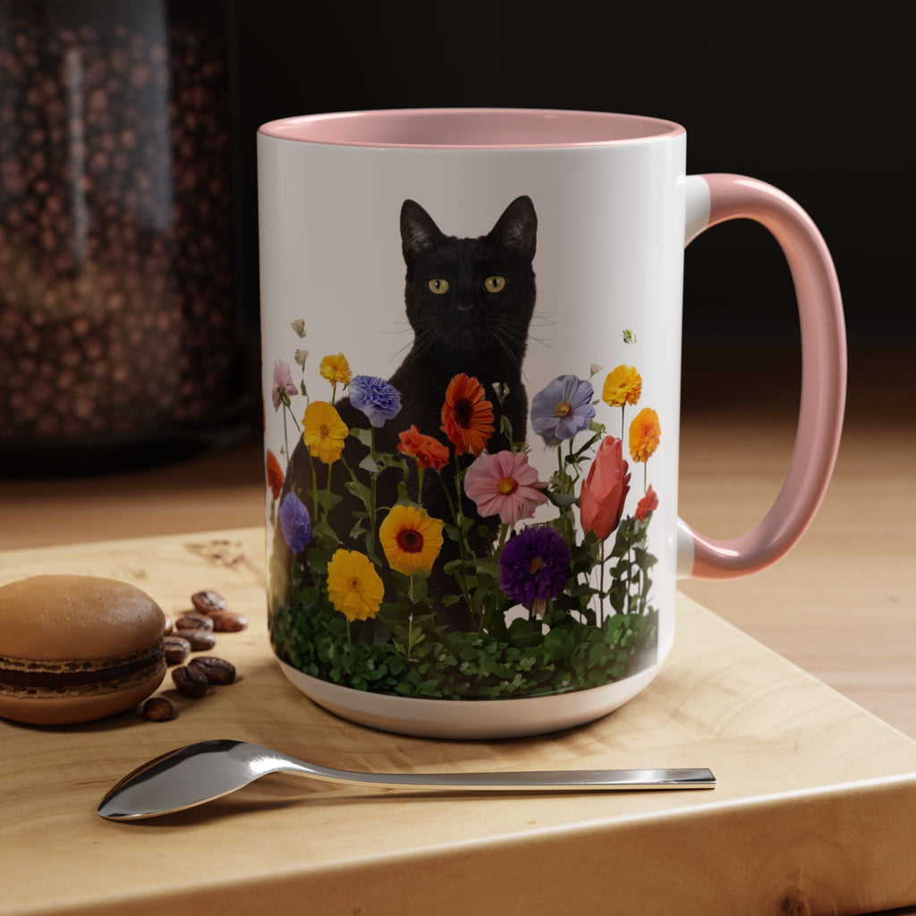Floral Cats Coffee Mug