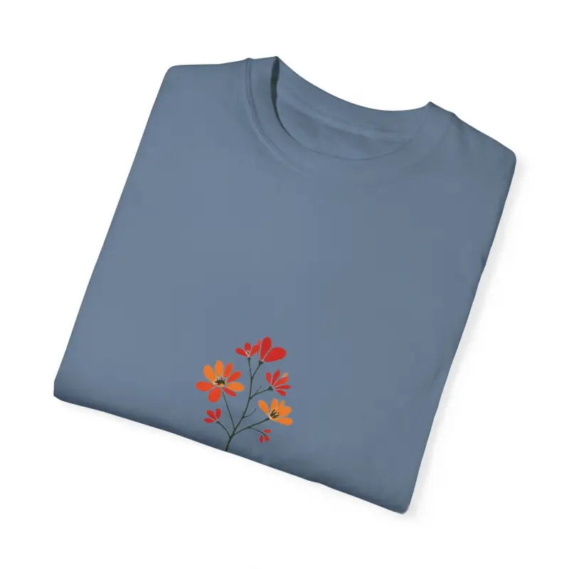 Ocean State Styles T Shirt Floral Design No Rain No Flowers