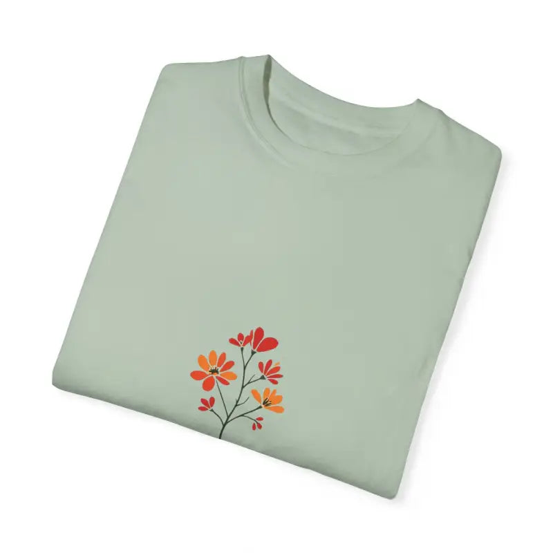 Ocean State Styles T Shirt Floral Design No Rain No Flowers