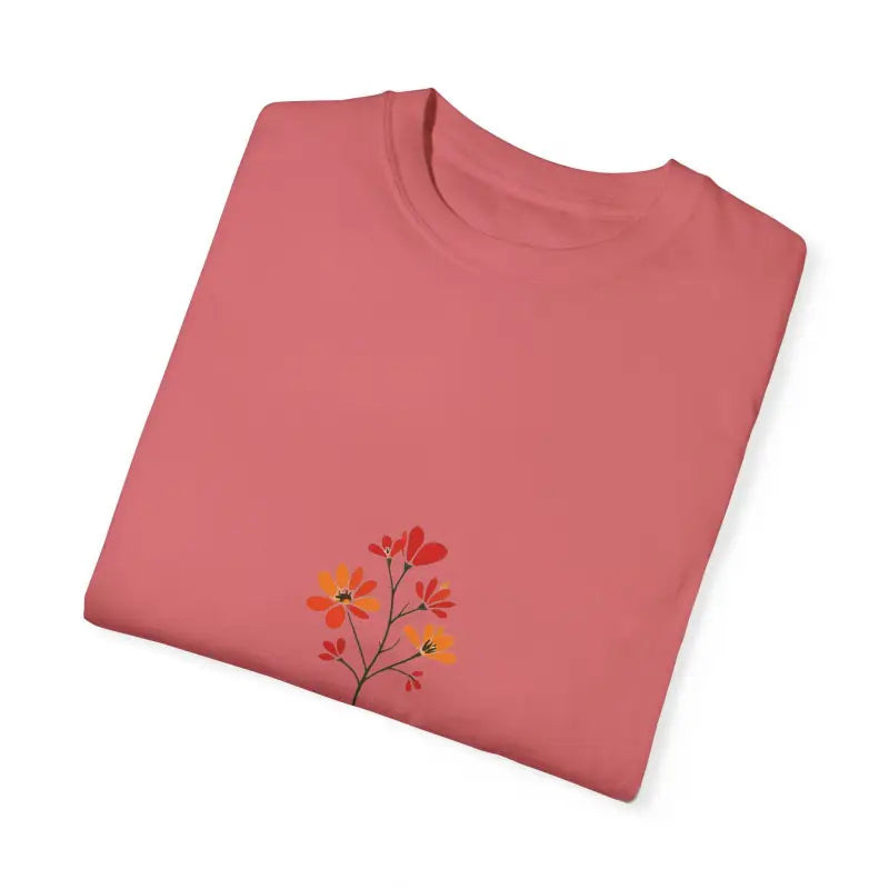 Ocean State Styles T Shirt Floral Design No Rain No Flowers