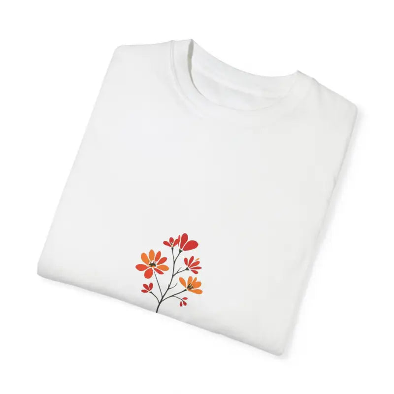 Ocean State Styles T Shirt Floral Design No Rain No Flowers
