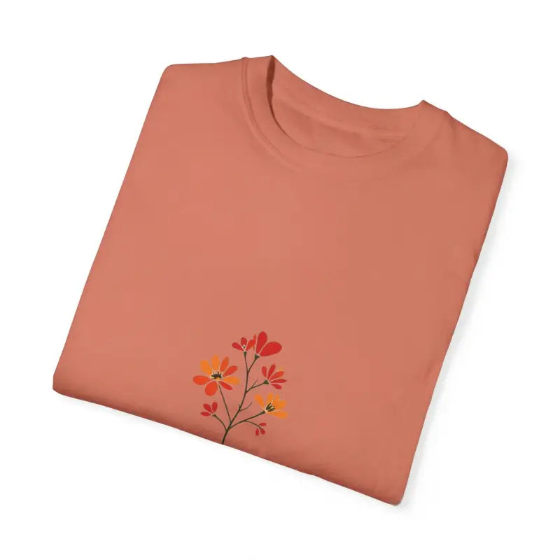 Ocean State Styles T Shirt Floral Design No Rain No Flowers