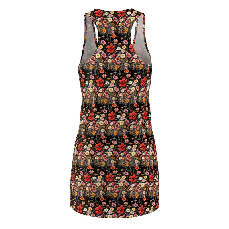 Ocean State Styles Dress Floral Print Racerback Tank Dress