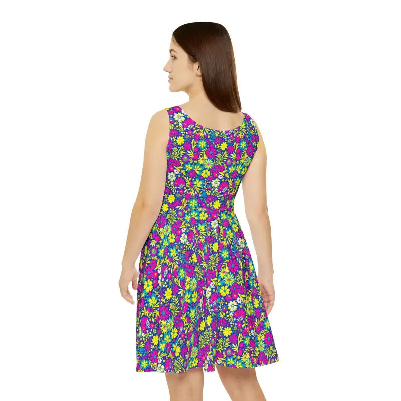 Ocean State Styles Dress Blossom Lane Floral Print Skater