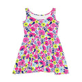 Ocean State Styles Floral Sleeveless Skater Dress Women
