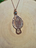 Flounder and Shell Necklace