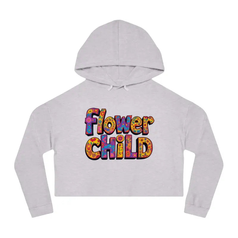 Ocean State Styles Hoodie Flower Child Cropped Floral Print