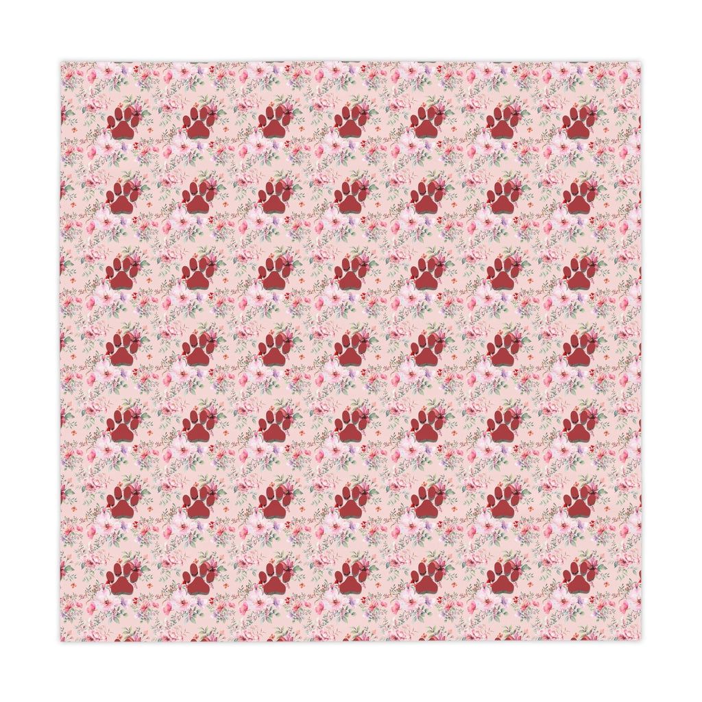 Flowered Paws Tablecloth