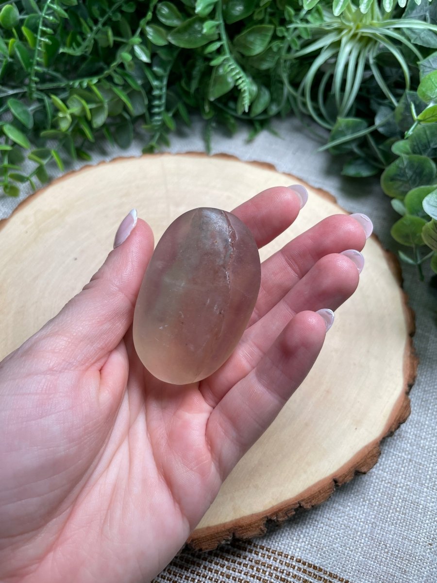 Fluorite Palm Stone