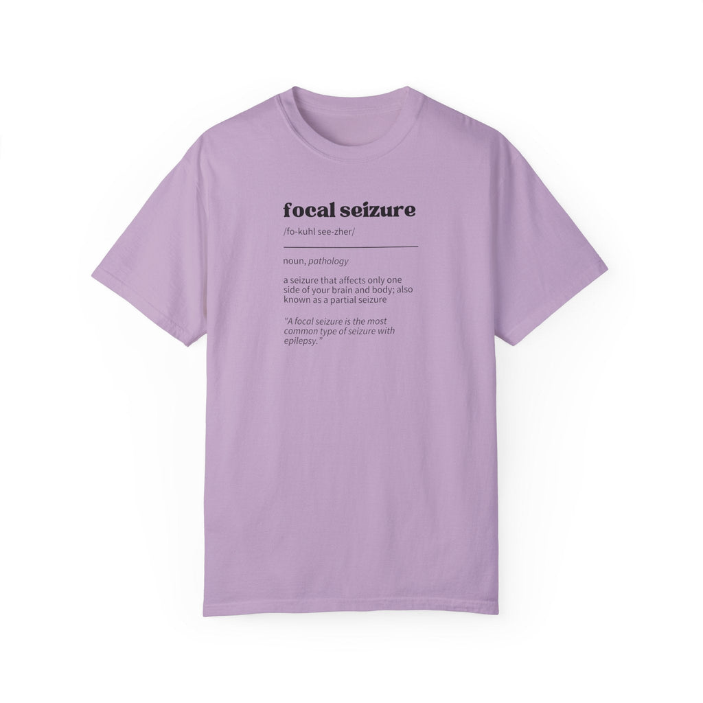 Focal Seizure Definition Unisex Garment-Dyed T-shirt