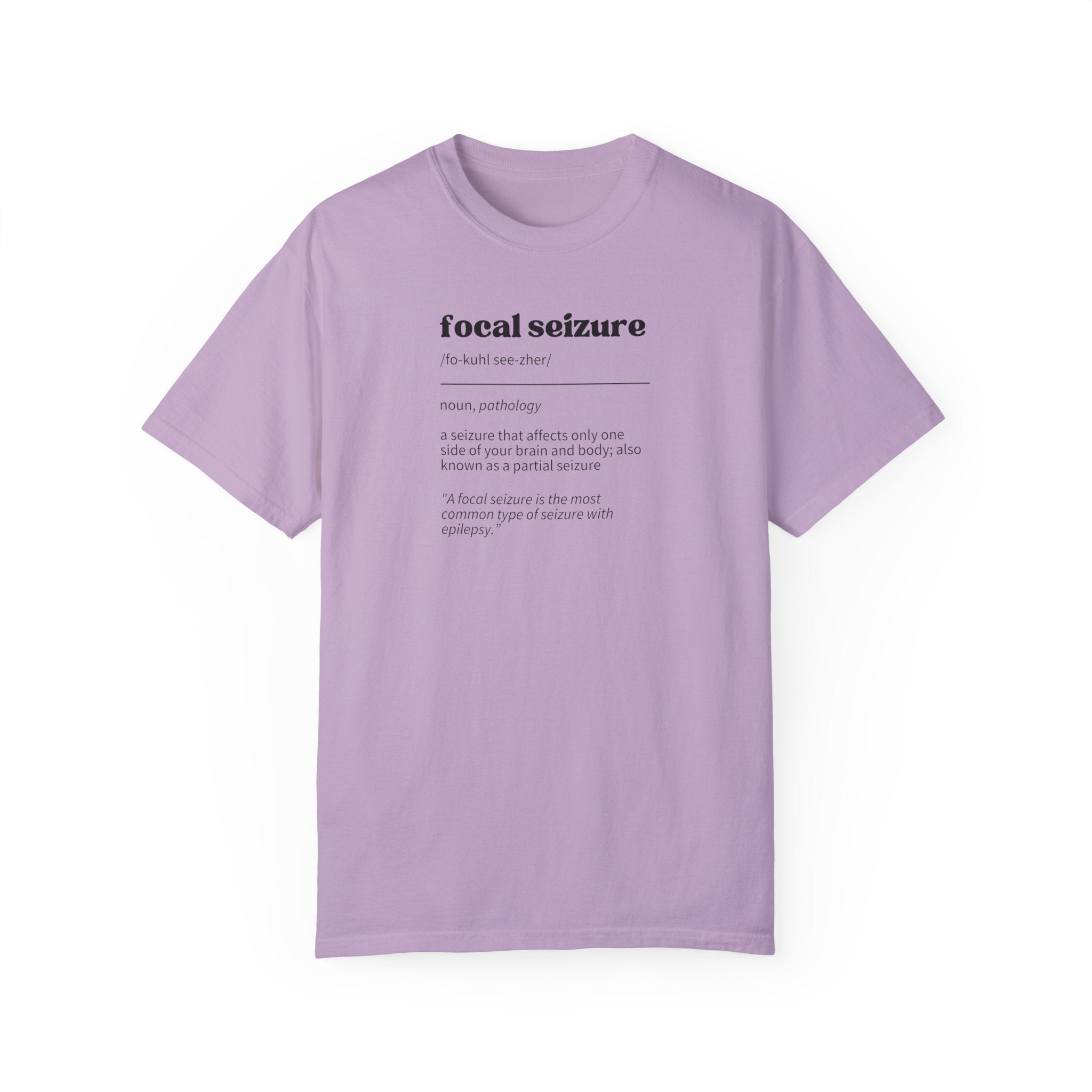 Focal Seizure Definition Unisex Garment-Dyed T-shirt