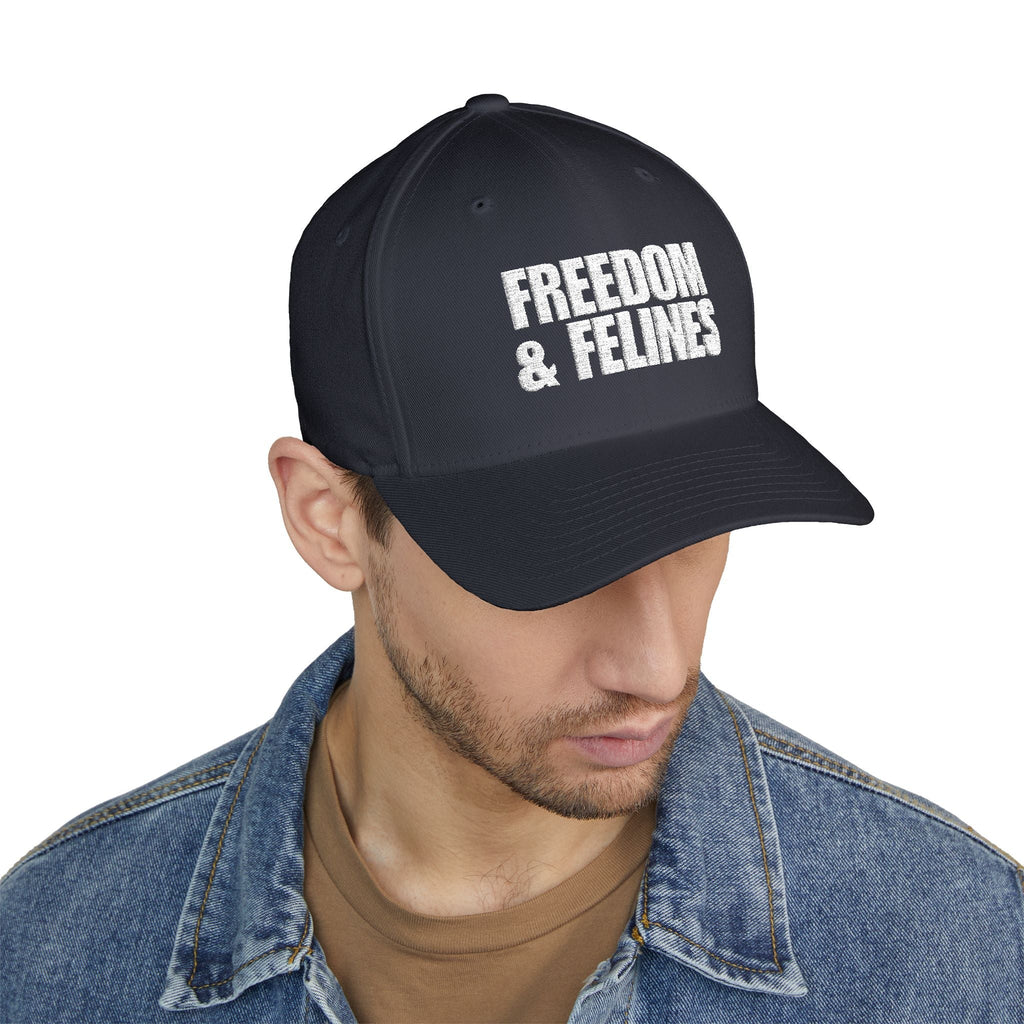 Freedom & Felines Camo Embroidered Hat
