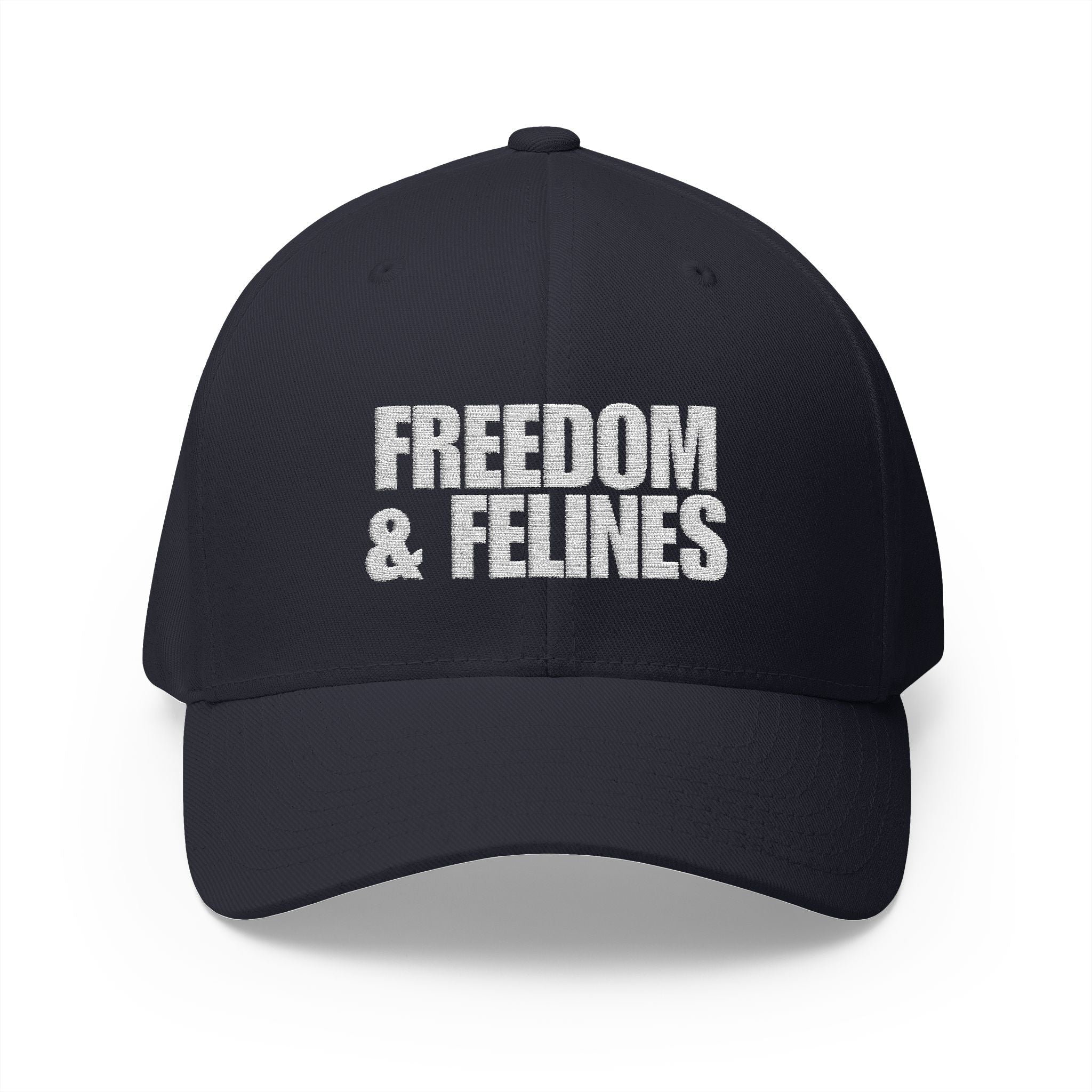 Freedom & Felines Camo Embroidered Hat