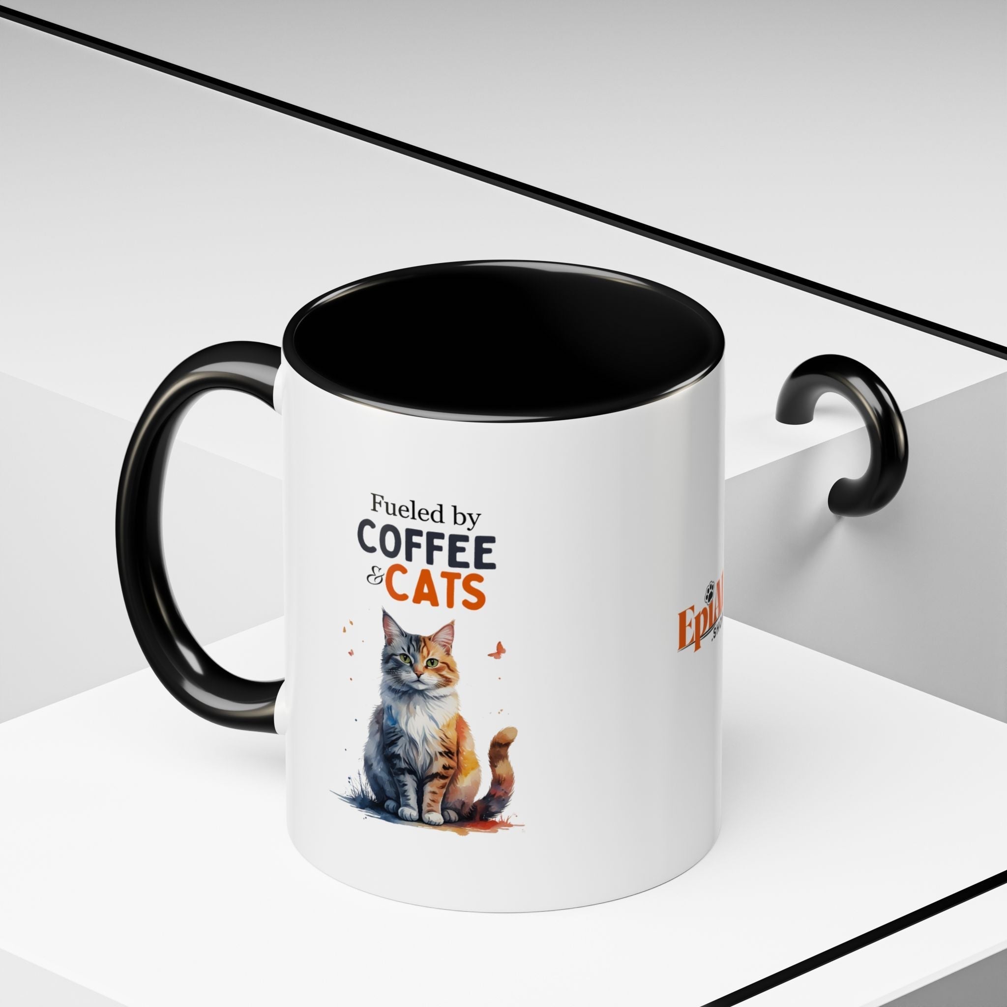 Fueled by Coffee & Cats Mug
