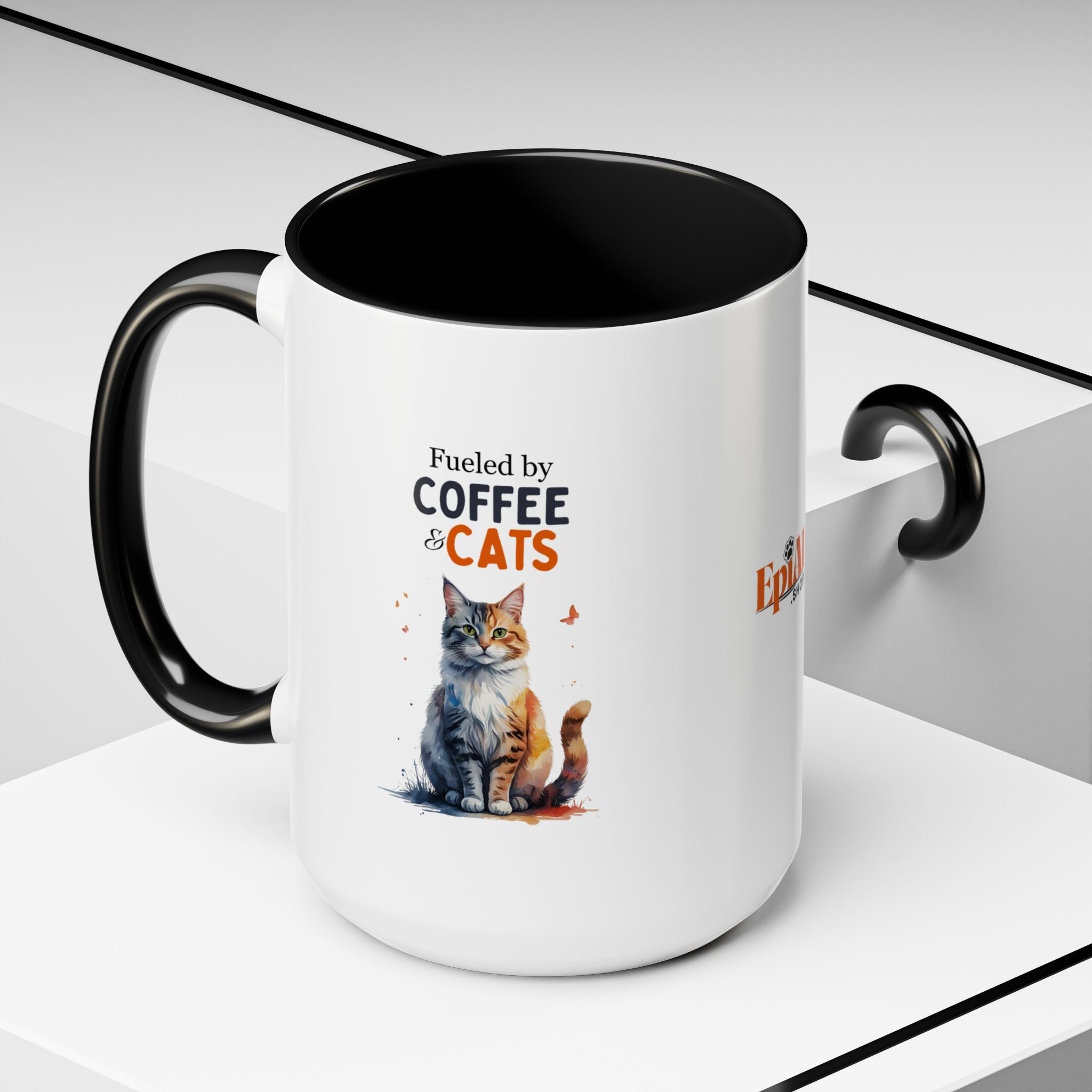 Fueled by Coffee & Cats Mug