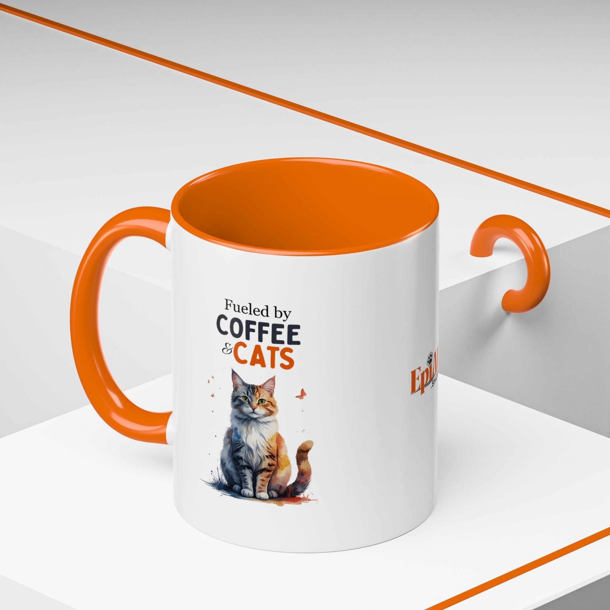 Fueled by Coffee & Cats Mug