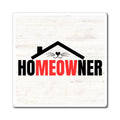 Funny Cat Lover Magnet - 'Homeowner' Pet Home Decor