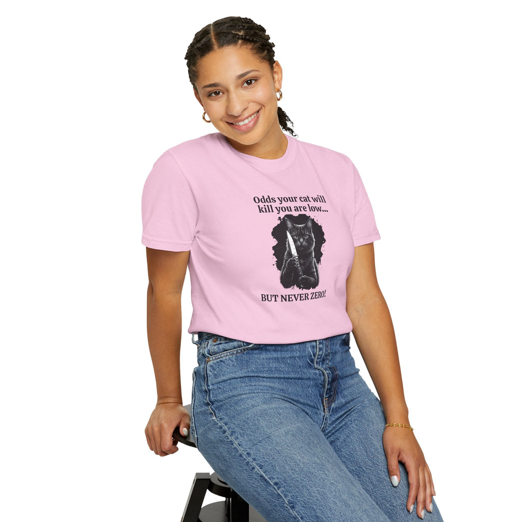 Funny Killer Cat Graphic Tee