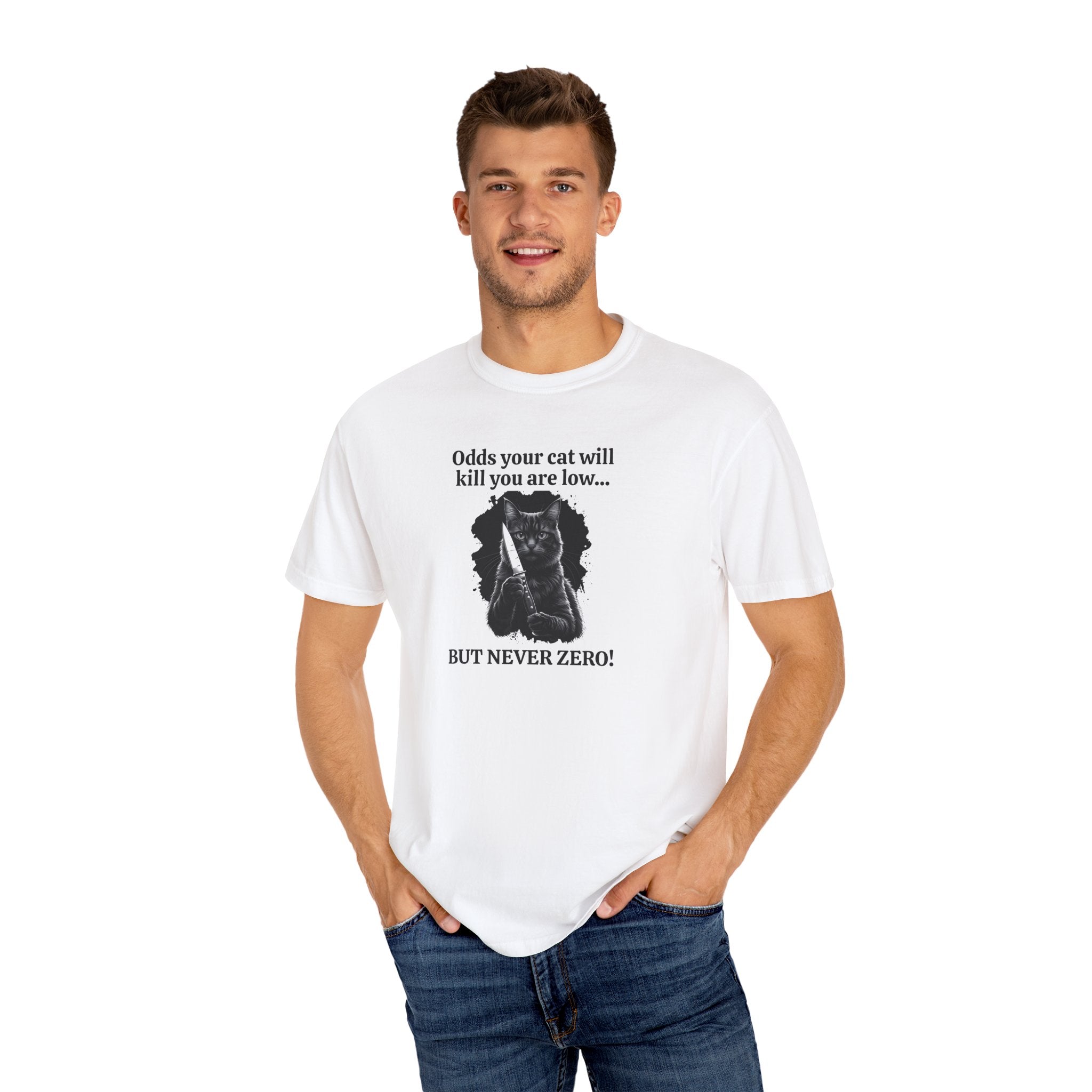 Funny Killer Cat Graphic Tee