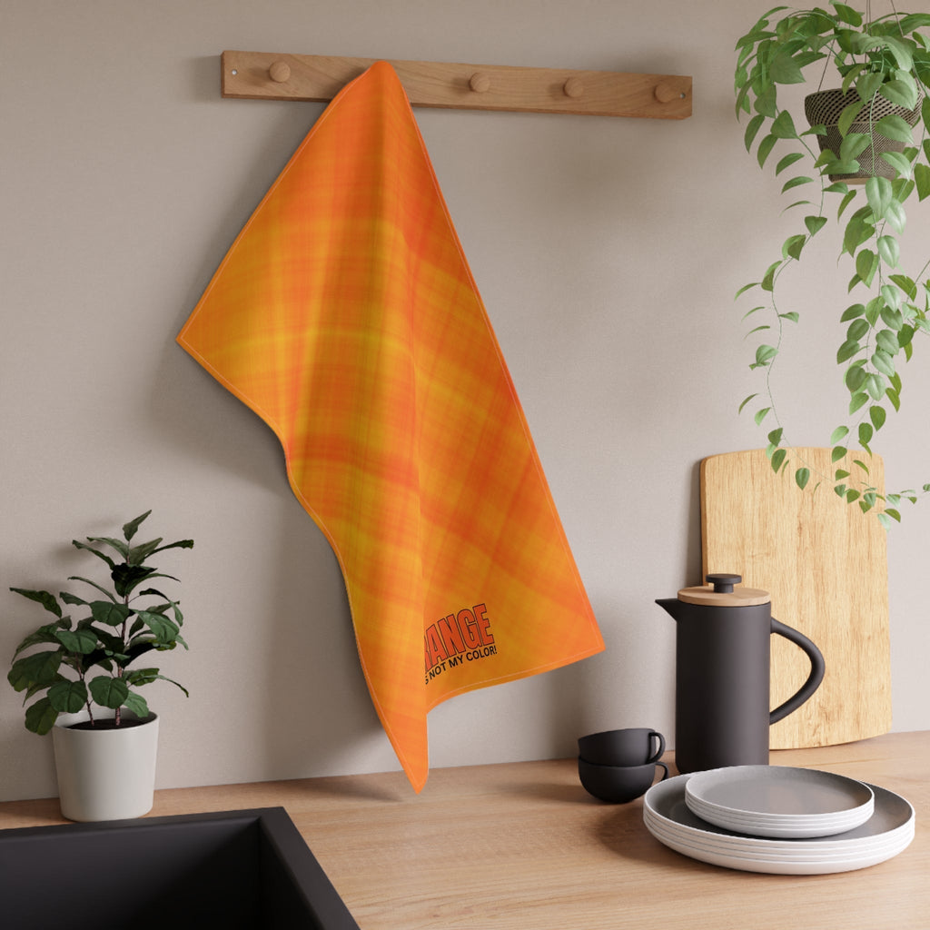 Funny Political Tea Towel - "Orange Is Not My Color!"
