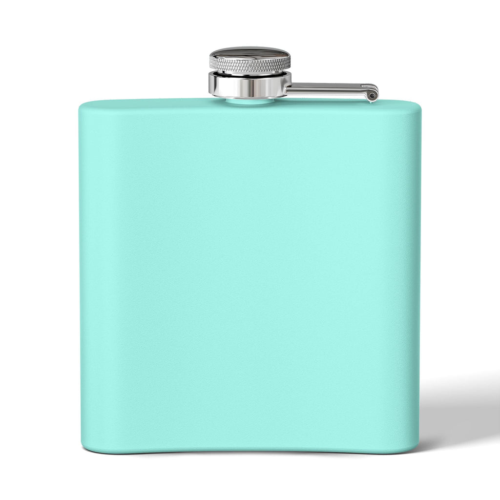 Funny Stainless Steel Flask - "Orange is Not My Color!" - 6oz Gift