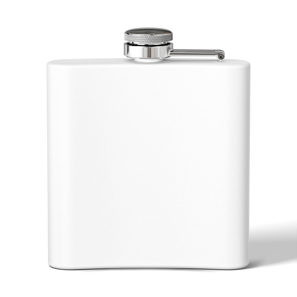Funny Stainless Steel Flask - "Orange is Not My Color!" - 6oz Gift