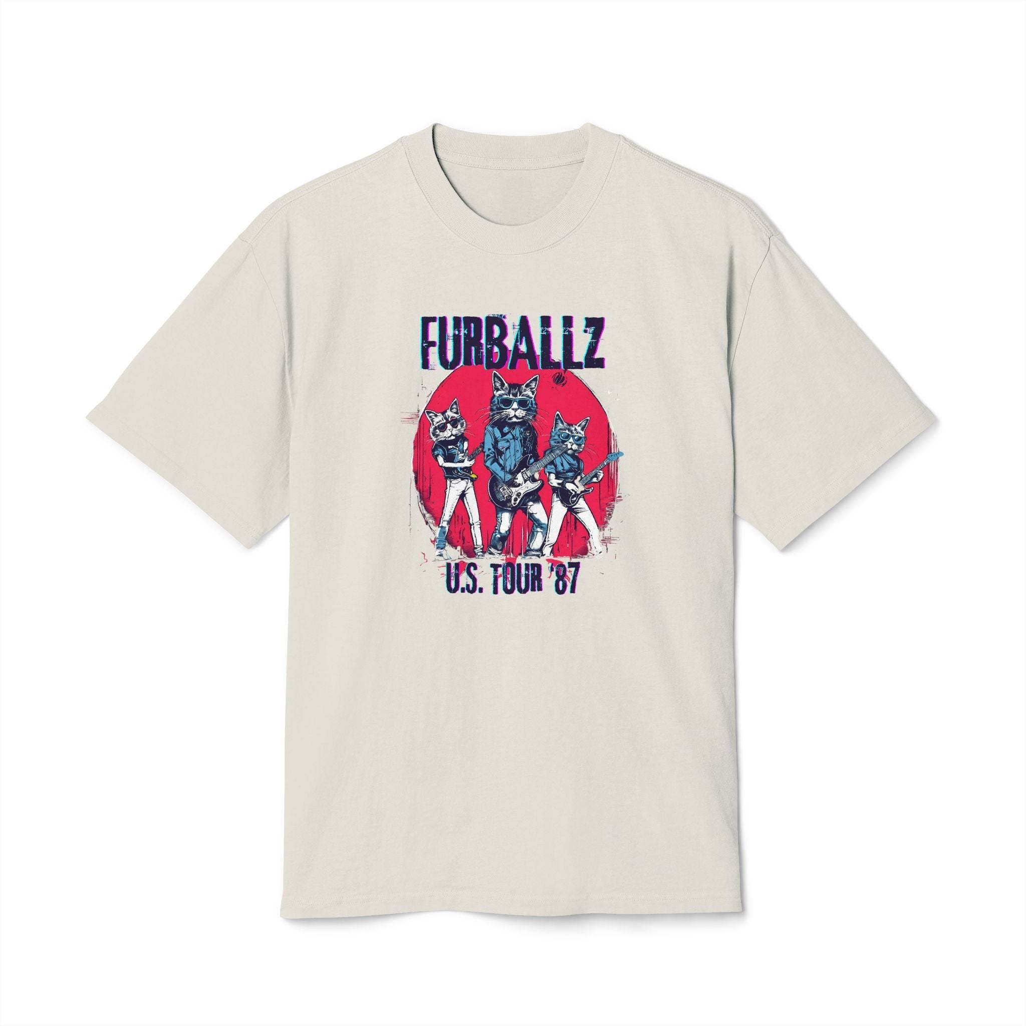Furrballz Vintage 80s Style Graphic Band Tee
