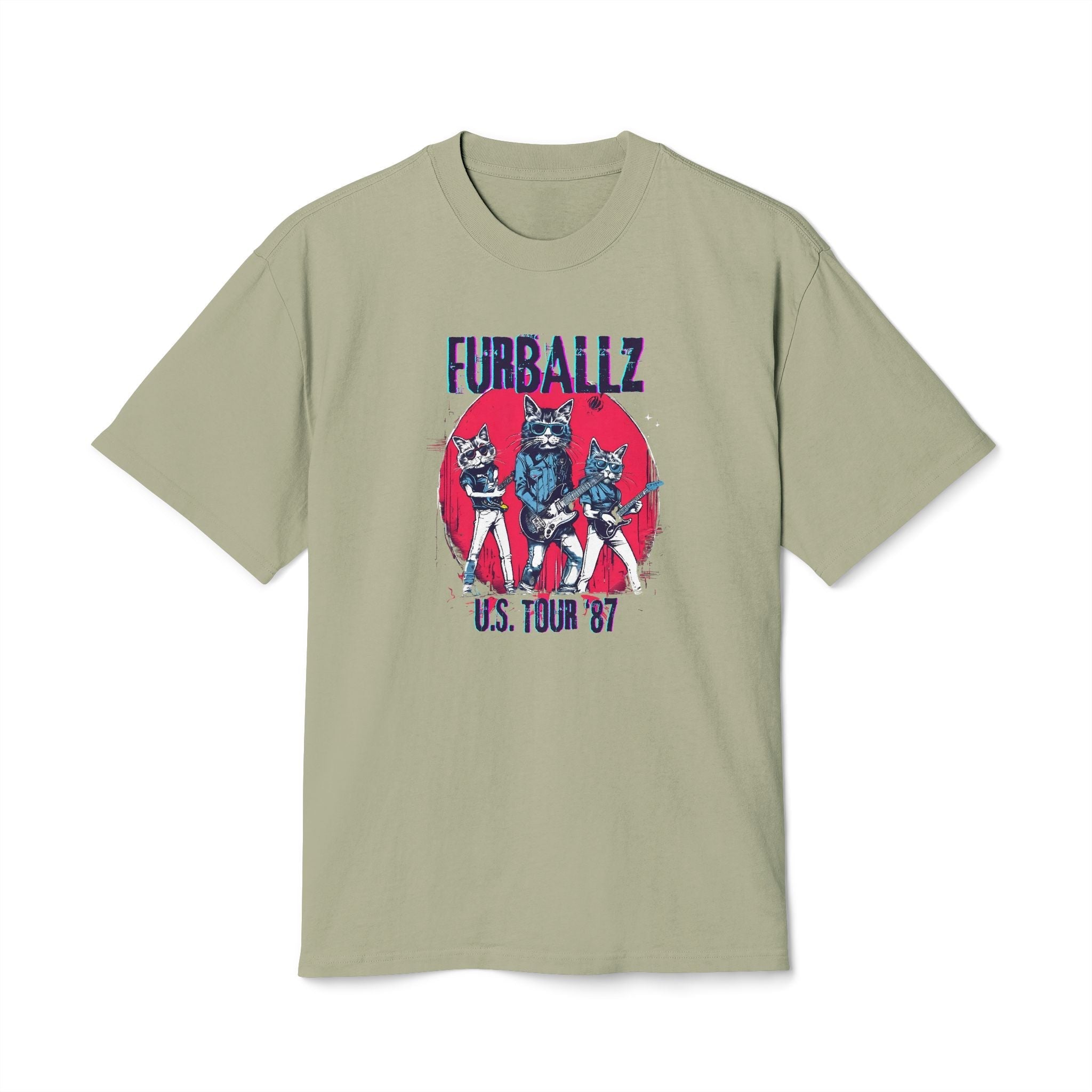 Furrballz Vintage 80s Style Graphic Band Tee