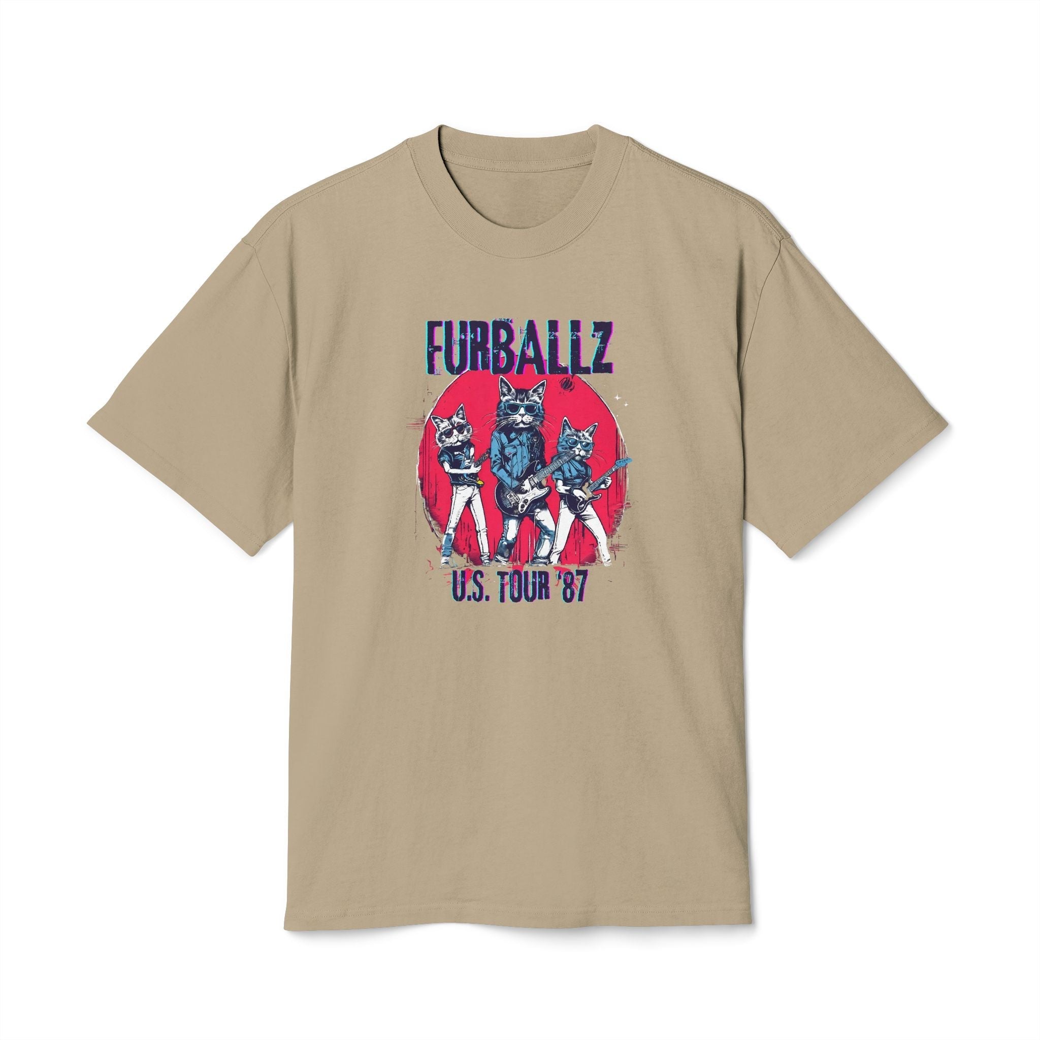 Furrballz Vintage 80s Style Graphic Band Tee