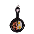 Frying Pan Glass Ornament - 5 Inch