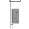 Three Piece Garden Stake - 40 Inch