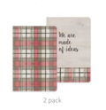 Journal 2 Pack - Plaid