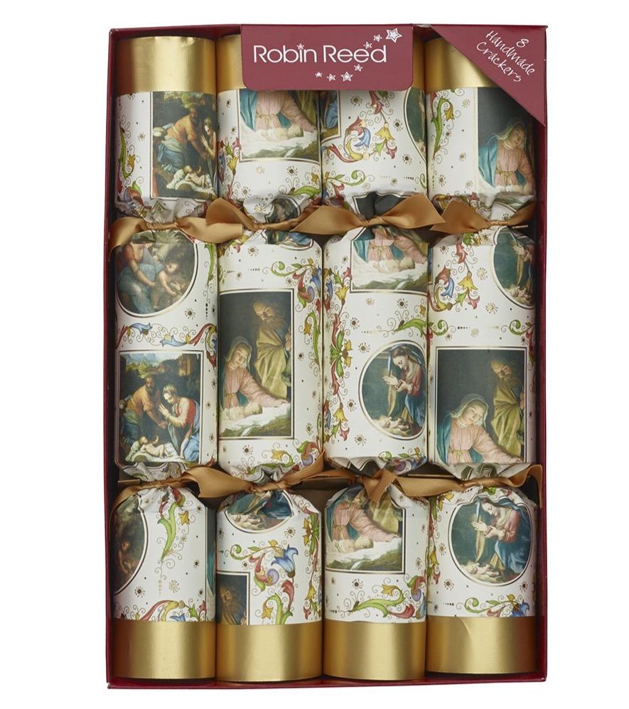 Handmade Traditional English Crackers - Nativity