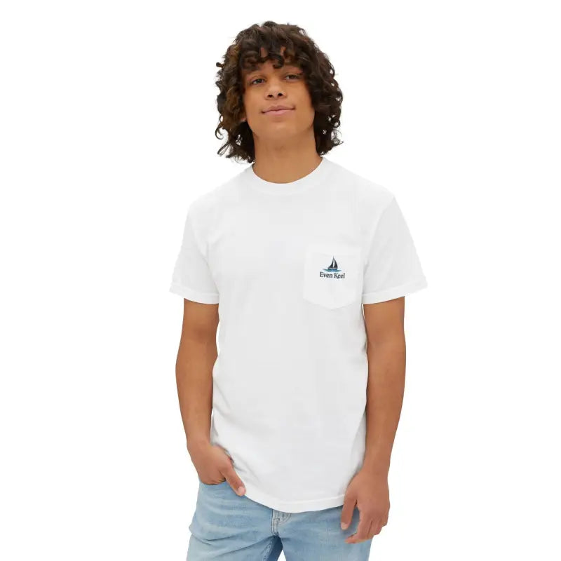 Ocean State Styles Gansett Pocket T Shirt Garment Dyed