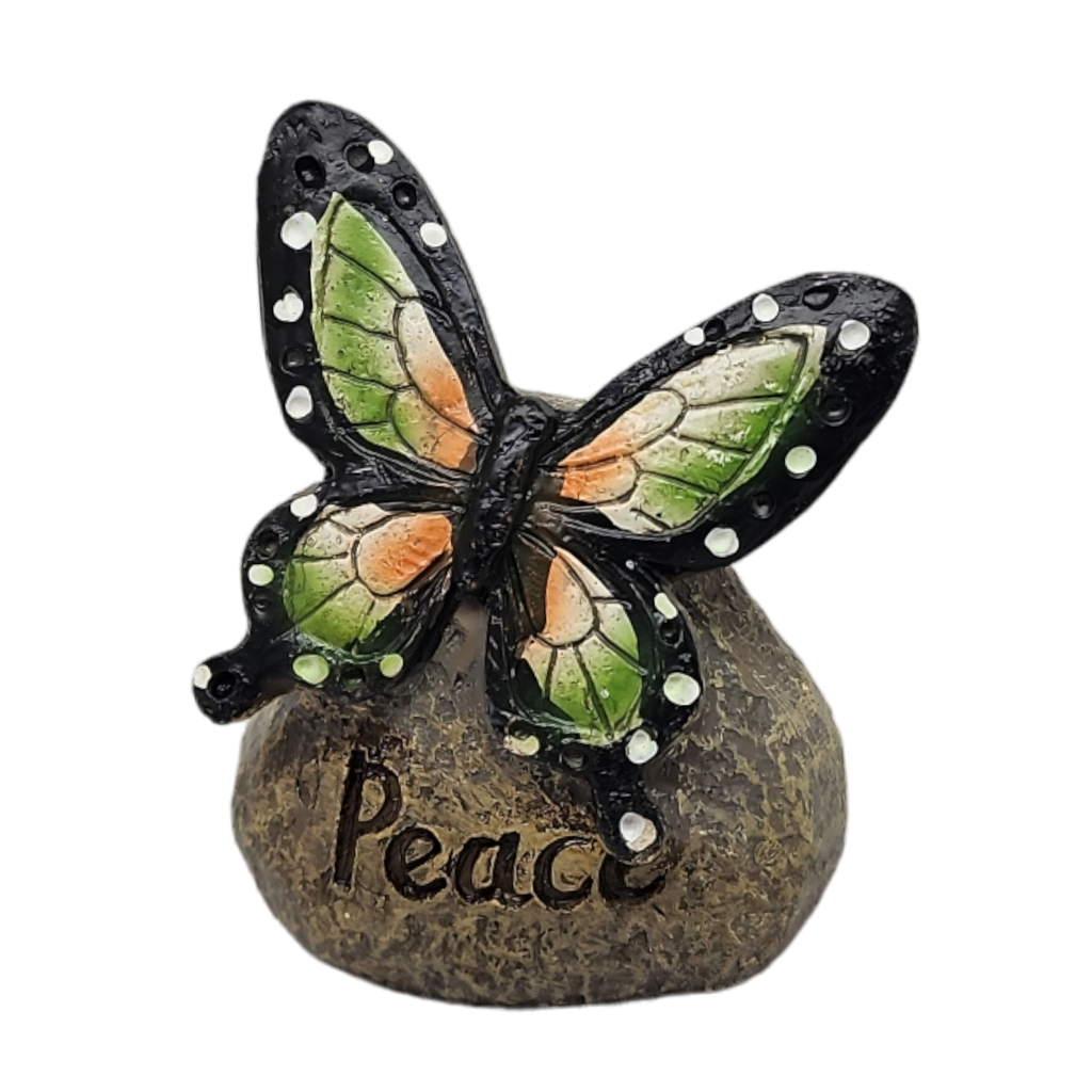 Butterfly Message Stone -