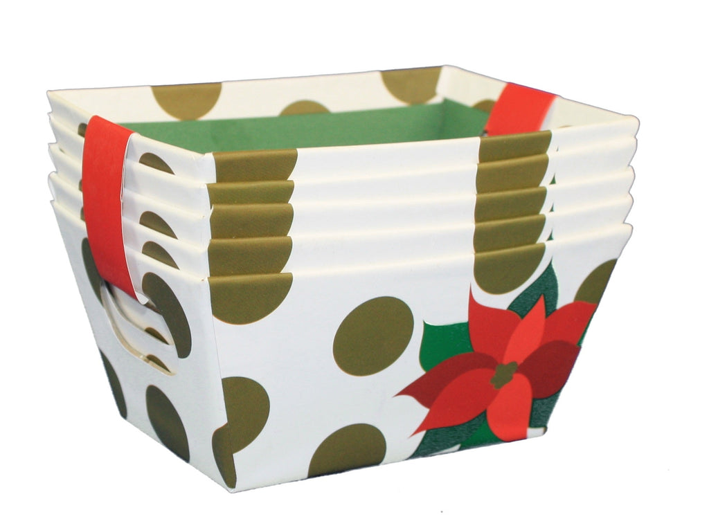 Small Rectangular Tray 5-Pack - Seasons Greetings