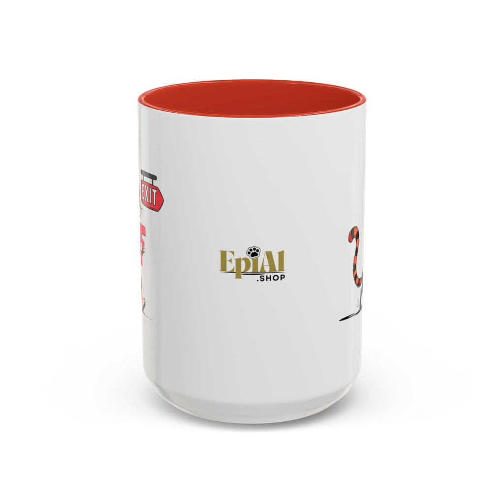 Getting the F Outta Here Cat Coffee Mug