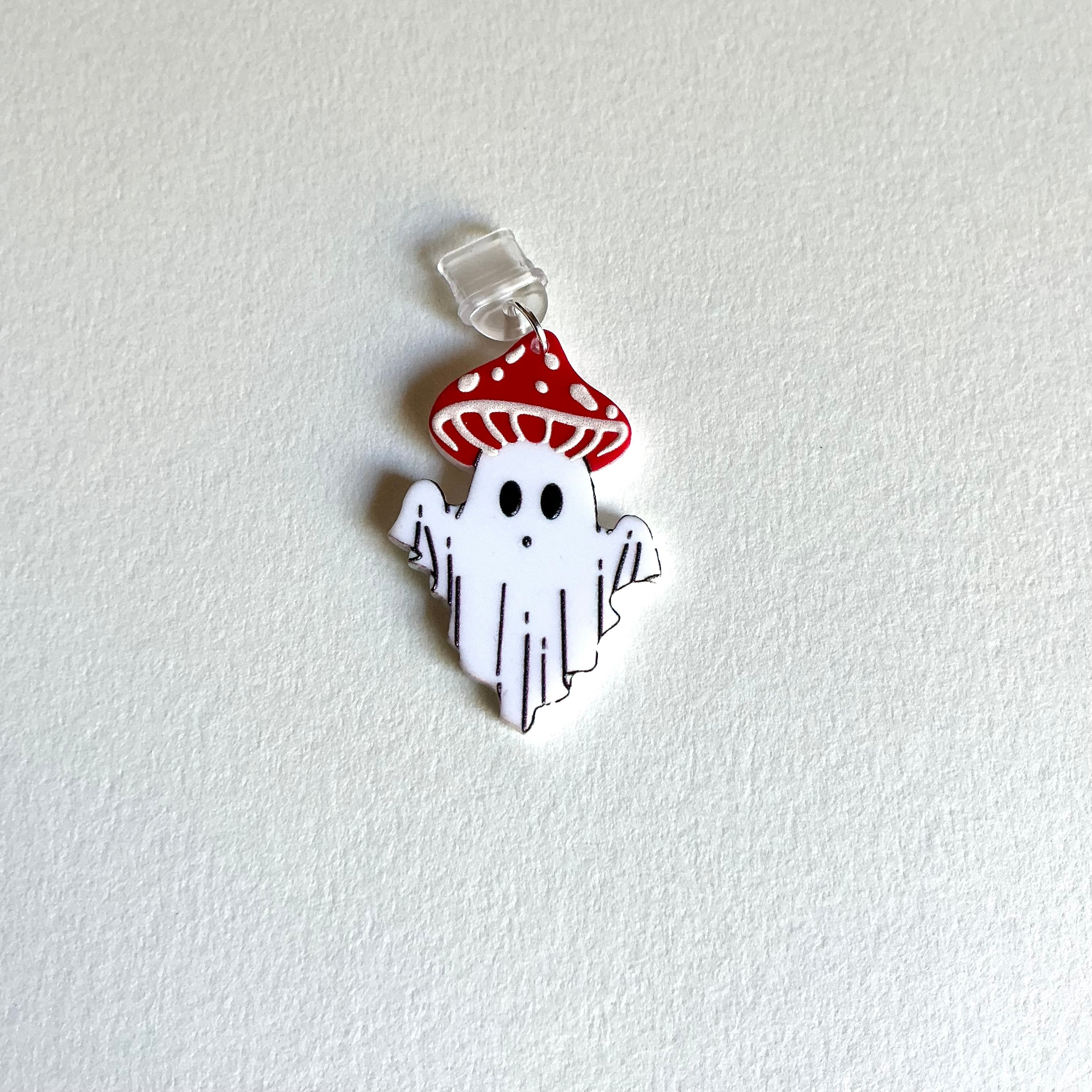 Ghostly Mushroom Device Charm