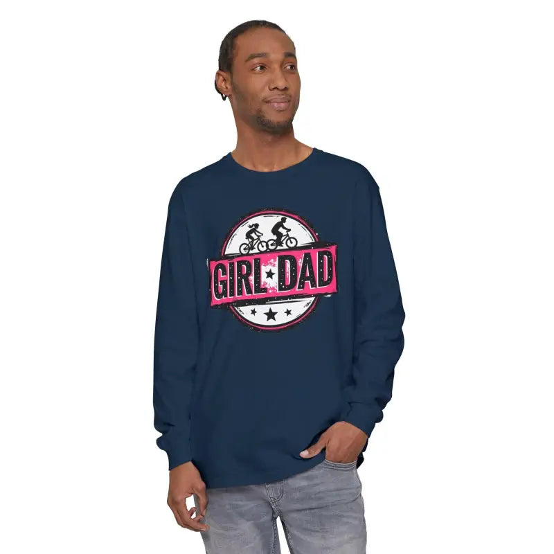 Ocean State Styles Girl Dad Long Sleeve T Shirt Unisex