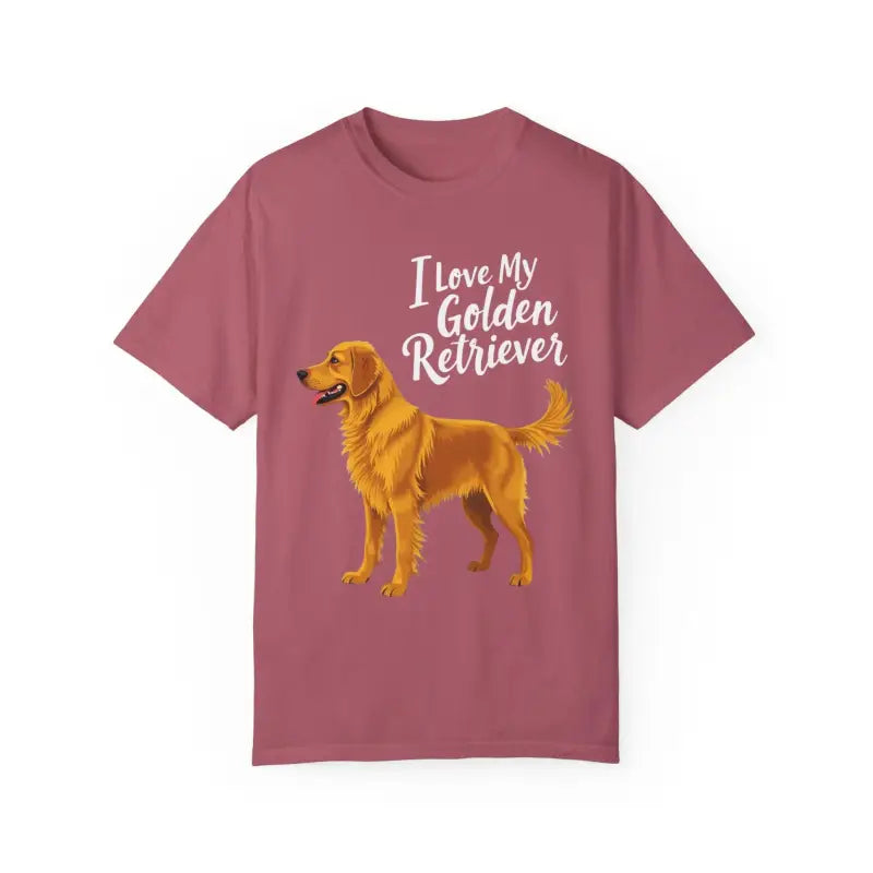 Ocean State Styles T Shirt Golden Retriever Love Graphic