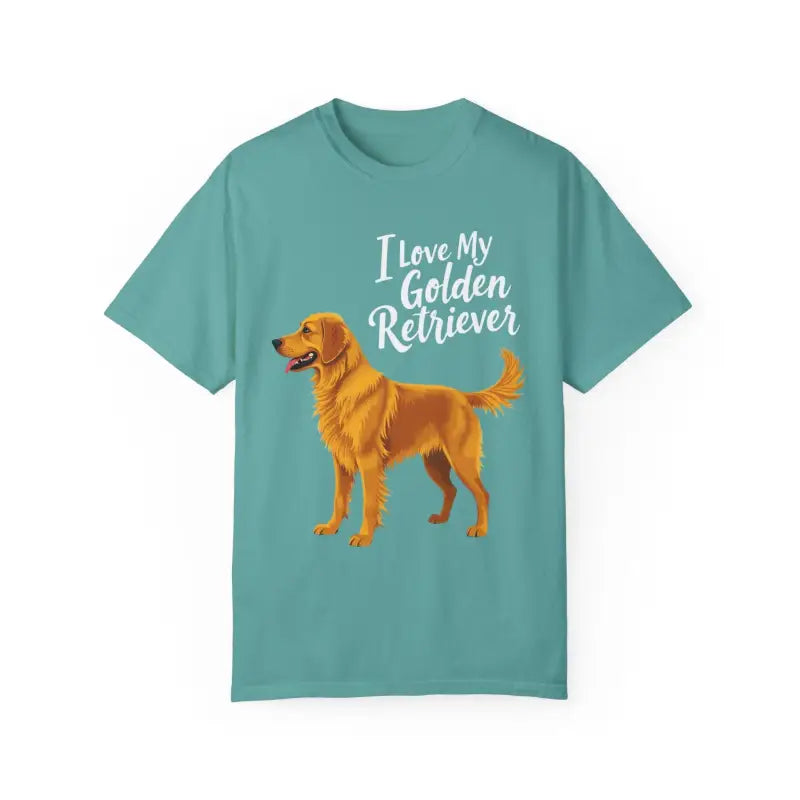 Ocean State Styles T Shirt Golden Retriever Love Graphic