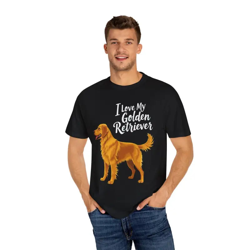 Ocean State Styles T Shirt Golden Retriever Love Graphic