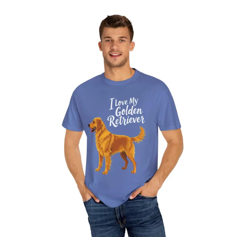 Ocean State Styles T Shirt Golden Retriever Love Graphic