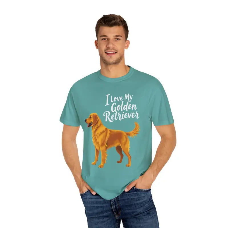 Ocean State Styles T Shirt Golden Retriever Love Graphic