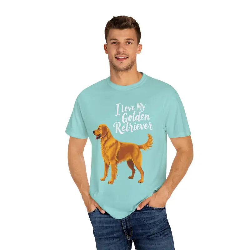 Ocean State Styles T Shirt Golden Retriever Love Graphic